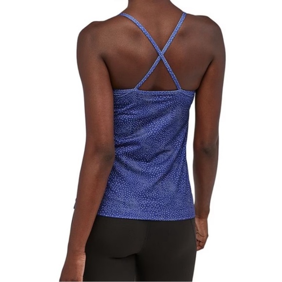 EUC. Like new! Patagonia Vibrant blue camisole with shelf bra. - Picture 1 of 5